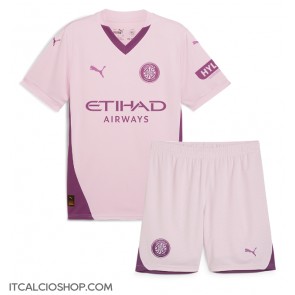 Girona Terza Maglia Bambino 2024-25 Manica Corta (+ Pantaloni corti)